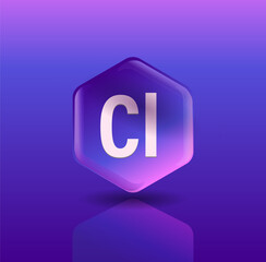 Microelement useful for human health. Periodic table of mendeleyev. Atomic mass, atomic number. Minerals