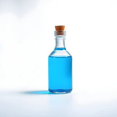 3D Blue Magic Potion Bottle for Fantasy Game 