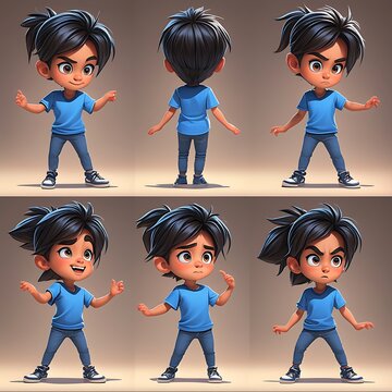 Kid Character Design Reference