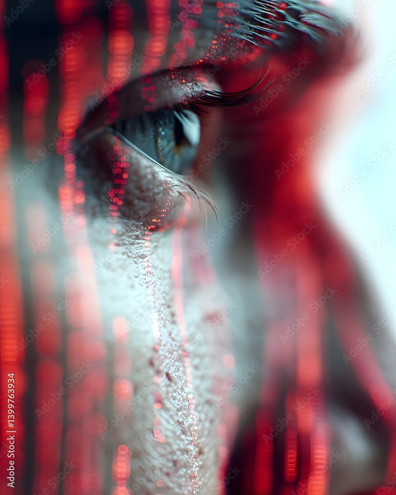 Poster a futuristic ai-powered analysis system, neural networks scanning big data, digital graphs and analy