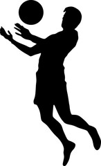 Soccer Player Silhouette