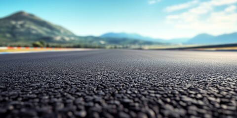 Fototapeta premium Asphalt Racing Track Surface