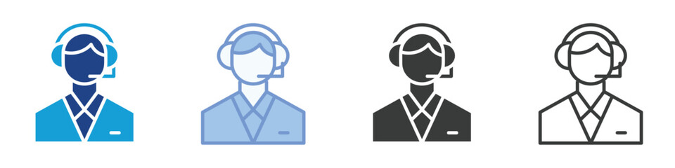 Customer Service Icons Collection – Multiple Vector Styles Icons