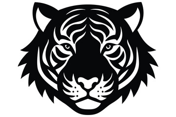 tiger head vector