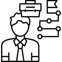 Obraz premium Career Path icon