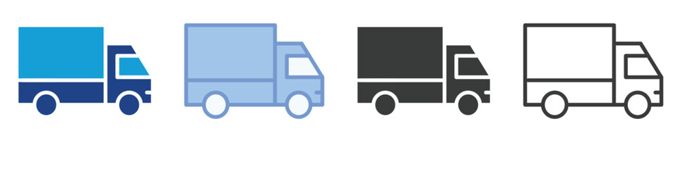 Delivery Icons Collection – Multiple Vector Styles Icons