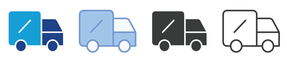 Delivery Icons Collection – Multiple Vector Styles Icons