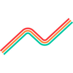 Retro Rainbow Element