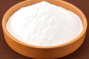 Powder in Wooden Bowl