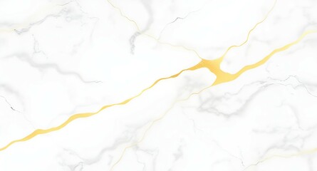 Obraz premium White Marble Texture with Gold: Abstract Luxury Background. Elegant Stone Pattern, Modern Material Design, Golden Accents