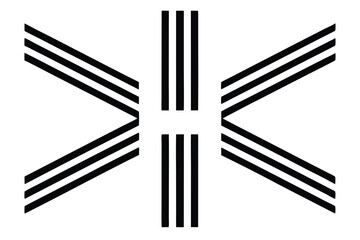 crosswalk line art modern urban street illustration