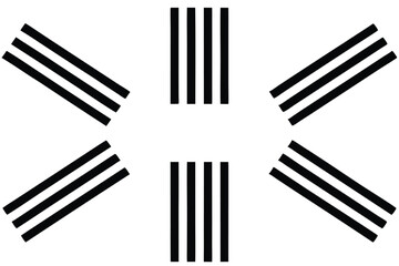 crosswalk line art simple and clean design