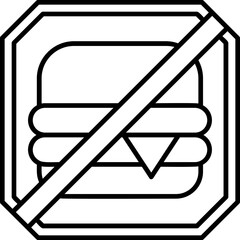 No Eating icon