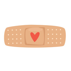 The patch is bactericidal on a white background. Vector illustration