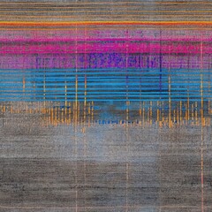 Vibrant Abstract Woven Seamless Pattern Tile Background with Colorful Horizontal Bands