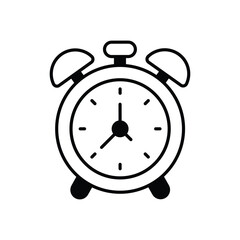 Alarm Clock icon vector stock illustration