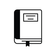 Dictionary  icon vector stock illustration