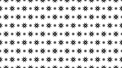 seamless pattern designed with abstract style and black color
