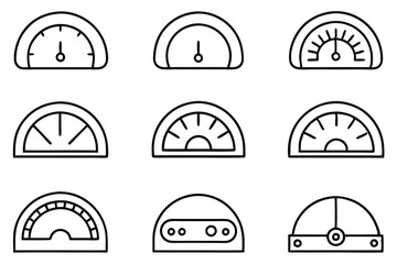Fototapeta premium dashboard line art modern design user interface layout