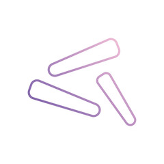 Chalk icon vector stock illustration