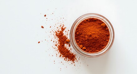 Glass Jar of Paprika Spice
