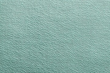 Cotton canvas texture with fine diagonal weave in soft dusty mint green tone and subtle textile pattern. Digital art background
