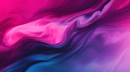 Obraz premium A hypnotic blacklight abstract artwork featuring ultraviolet neon colors,