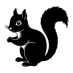 Obraz premium squirrel with nut