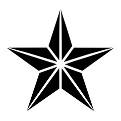 Star vector icon