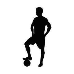 Soccer Player Silhouette
