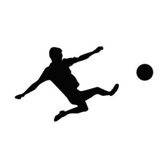 Soccer Player Silhouette