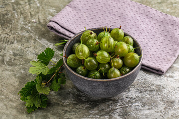 Ripe sweeet and juicy gooseberry