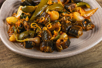 Roasted eel with lemongrass and sauce