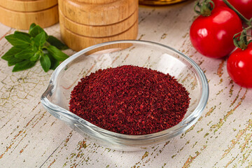 Natural organic Sumah powder for culinary