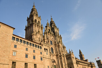 Fototapeta premium Cathédrale à Saint-Jacques de Compostelle. Espagne 