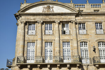  Palais classique à Saint-Jacques à Compostelle. Espagne