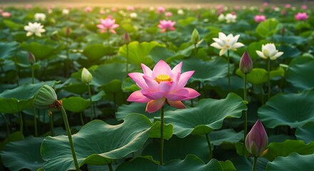 Lotus Dawn AI Generated