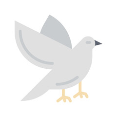 Bird icon vector image. Suitable for mobile apps, web apps and print media.