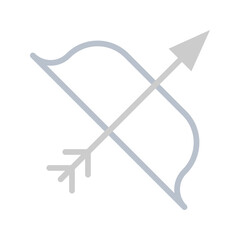 Bow icon vector image. Suitable for mobile apps, web apps and print media.
