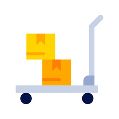 Cart icon vector image. Suitable for mobile apps, web apps and print media.