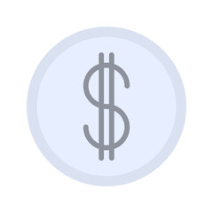 Coin icon vector image. Suitable for mobile apps, web apps and print media.