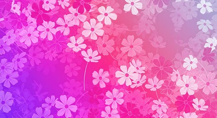 Floral Hues of Dawn AI Generated