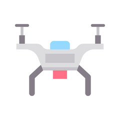 Drone icon vector image. Suitable for mobile apps, web apps and print media.