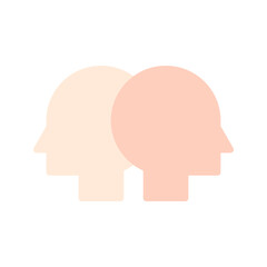 Empathy icon vector image. Suitable for mobile apps, web apps and print media.