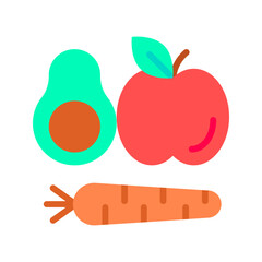 Fruit icon vector image. Suitable for mobile apps, web apps and print media.