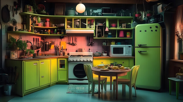 chaotic ugly kitchen