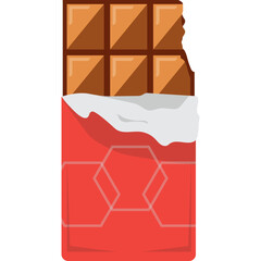 Chocolate Bar Candy Illustration