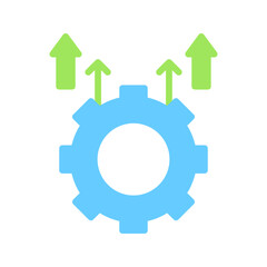 Productivity icon vector image. Suitable for mobile apps, web apps and print media.
