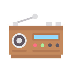 Radio icon vector image. Suitable for mobile apps, web apps and print media.