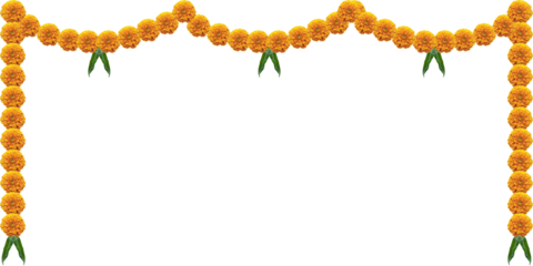 Decorative flower entrance festive gate